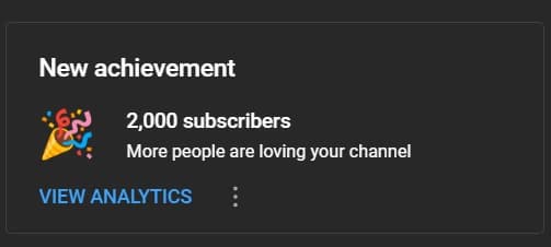 Achievement 1